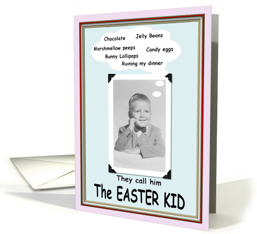 Easter Kid card (382790)