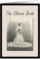 Classic Bride card
