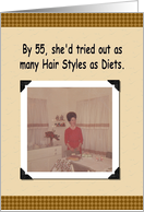 55th Birthday - Funny card
