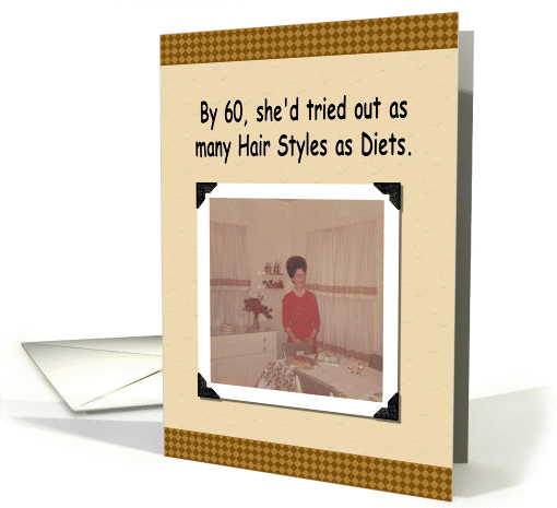 60th Birthday - Funny card (382821)