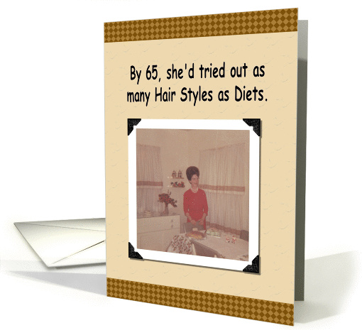 65th Birthday - Funny card (382823)