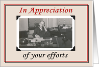 Customer Appreciation card