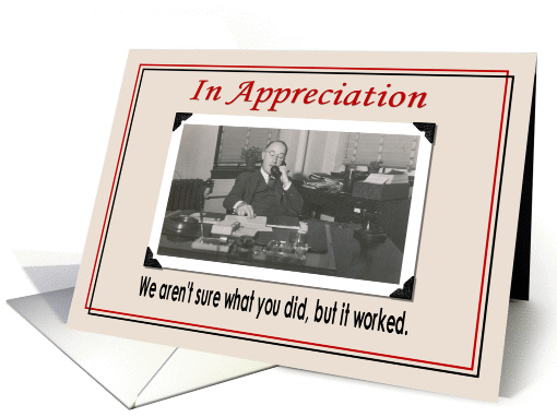 Employee Appreciation - Funny card (383468)