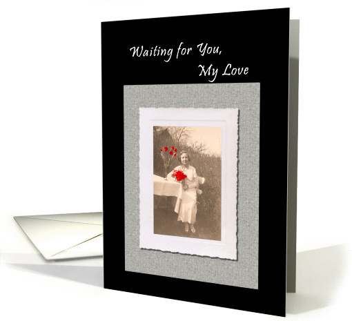 Waiting for you card (386119)