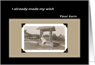 Wishing Well Romance card