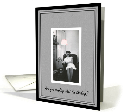Thinking thoughts card (386487)