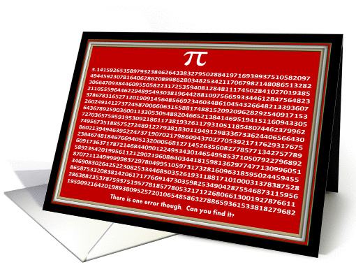 Pi Day card (387611)