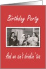 Birthday Party invitation card
