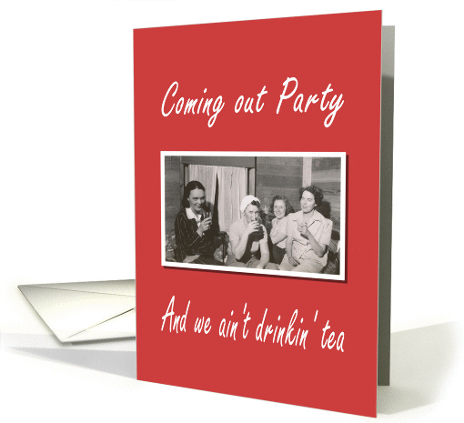 Coming out Party invitation card (388324)