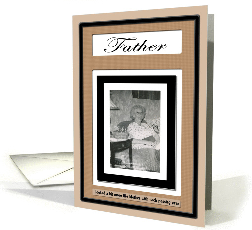 Father Birthday Party Invitation - Funny card (388449)