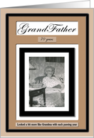 70th Grandfather Birthday Party Invitation - Funny card