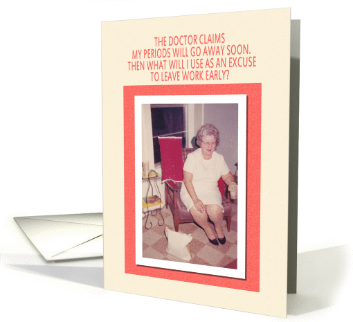 Menopause And Periods
 card (389595)