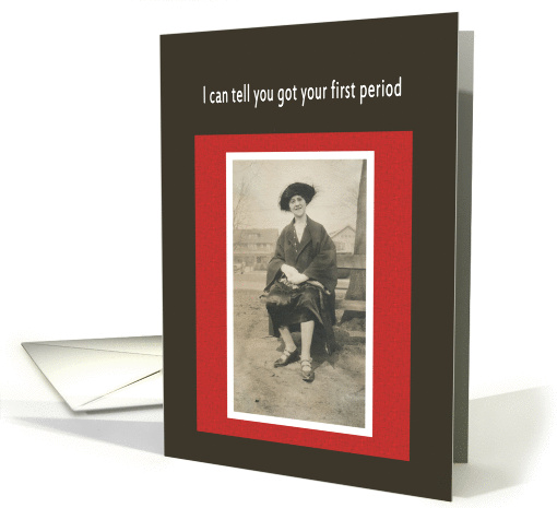 Welcome to Womanhood card (389605)