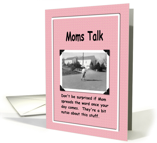 Moms Talk card (389858)