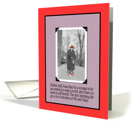 Red Hat Attention - Note card Blank card (390927)