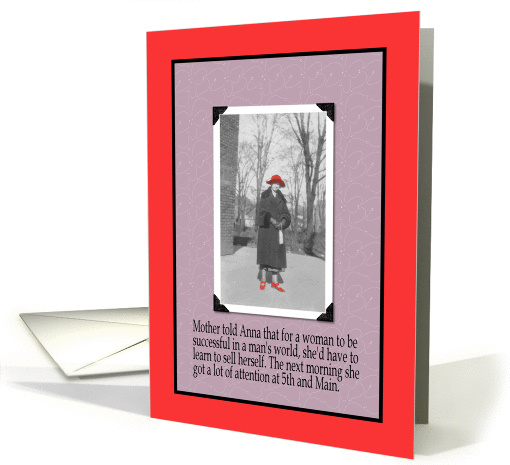 Red Hat Attention - Birthday Humor card (390929)