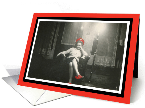 Red Hat -She's Home card (391151)
