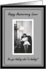 Happy Anniversary Lover card