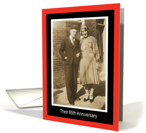 65th Anniversary card (392150)