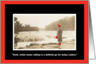 Rafting - Red Hat Lady card