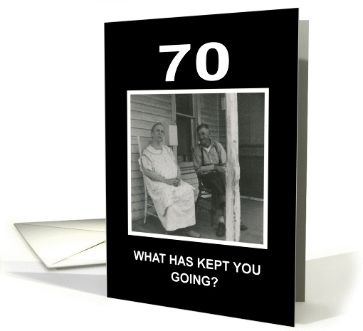 70TH Birthday for Him card (393268)