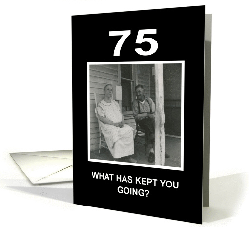 75TH Birthday for Him card (393294)