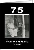 75TH Birthday for Him card