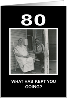 80TH Birthday for Her card