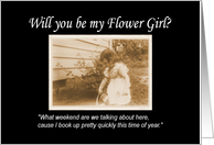 Be my Flower Girl? card