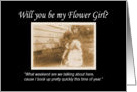 Be my Flower Girl? card