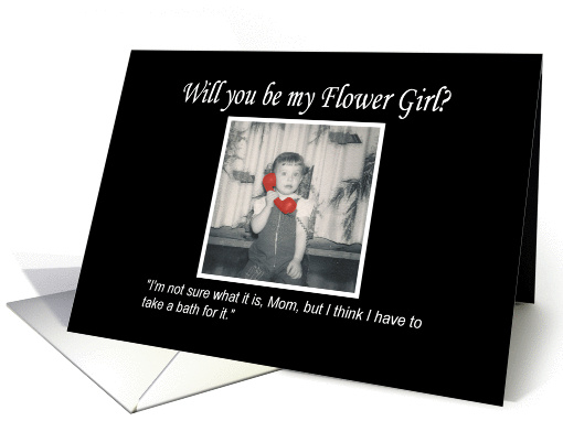 Be my Flower Girl? card (394176)