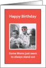 Birthday Mom - retro card