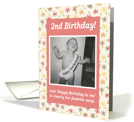 2nd Birthday - Girl card (396435)