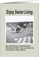 Senior Living Birthday card