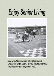 Senior Living Humor Checkers Make New Friends