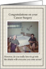 Cancer Surgery Congratulations card