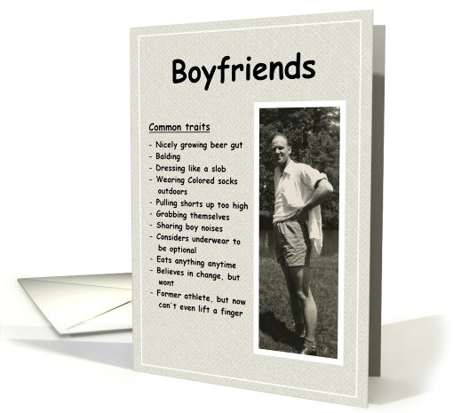Birthday Boyfriend card (397027)