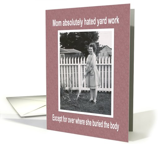 Mom Murders Kids - Mother's day card (397158)