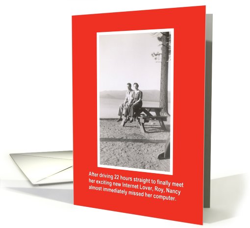 Internet dating - Birthday card (397171)