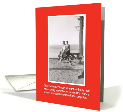 Internet dating - Encouragement card (397175)