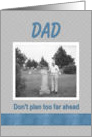 Dad on Fathers Day card