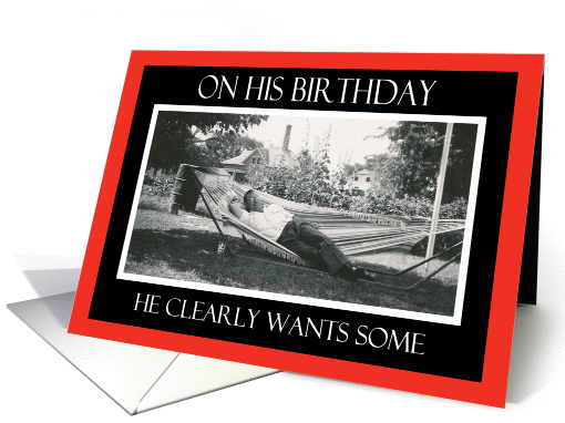 Sexy Birthday - Boyfriend card (402837)