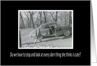 Sunday Drive - FUNNY card