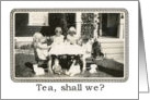 Tea Party Invitation card