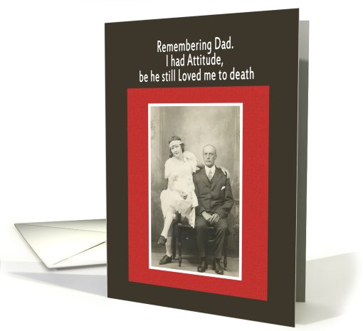 Remembering Dad - Birthday card (404365)