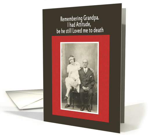 Remembering Grandfather card (404368)