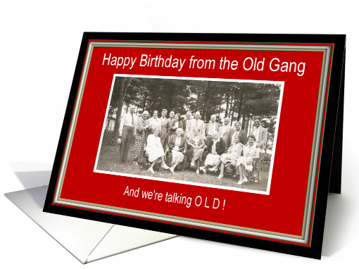 Happy Birthday from Group card (404389)