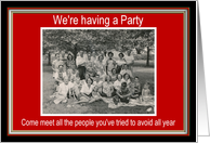 Apartment Party Invitation - FUNNY card