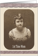 First time Mom on Mothers Day card