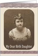 Birth Daughter on Mother’s Day card